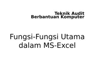 TABK-13 - Fungsi-Funsi Pokok dalam MS-Excel.ppt
