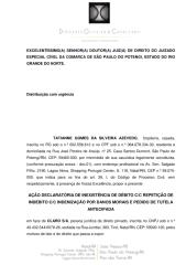 P.I. Inexistência de débito. Danos morais - Tatianne Gomes x Claro S.A..pdf