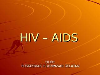 HIV - AIDS 2009.ppt