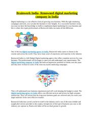 Brainwork India - Renowned digital marketing company in India.docx